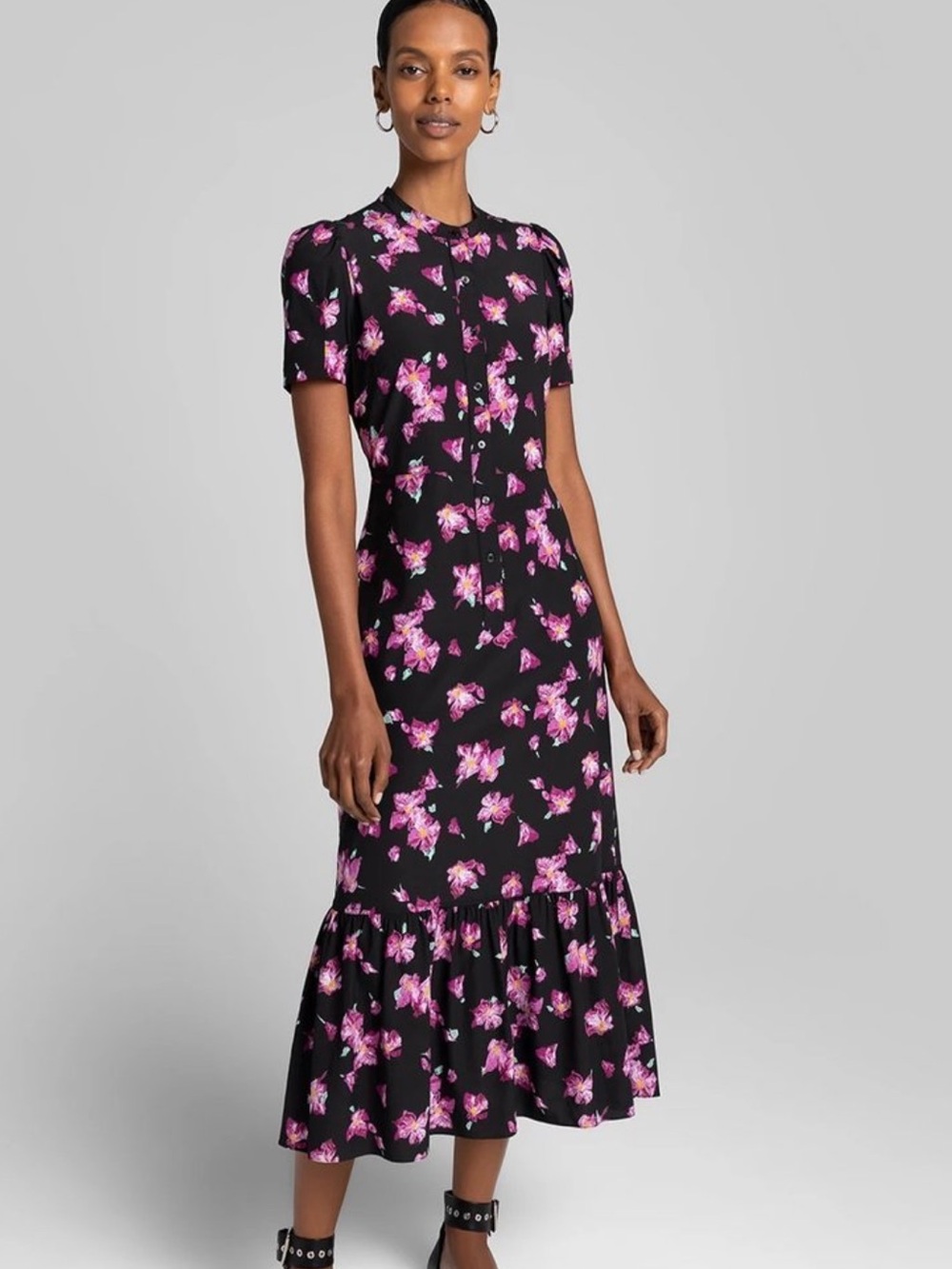 A.L.C. Dylan Floral Midi Dress